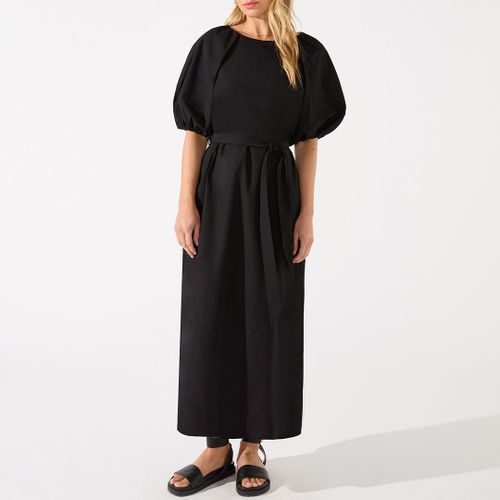 Cotton Puff Sleeve Midi Dress - Ro & Zo - Modalova