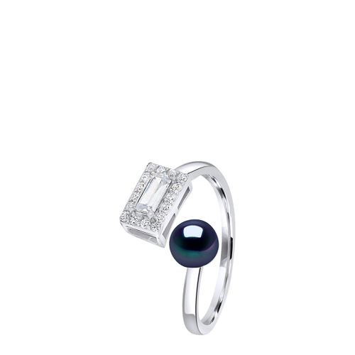 Black Freshwater Pearl Ring 5-6 mm - Mitzuko - Modalova