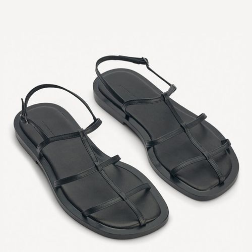 Black Klarisa Leather Sandals - By Malene Birger - Modalova