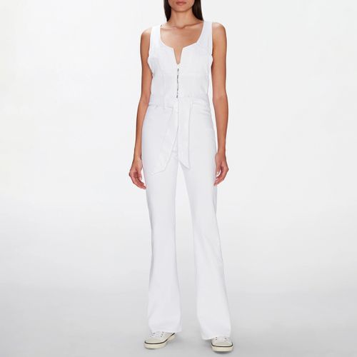 Star Seam Flare Cotton Jumpsuit - 7 For All Mankind - Modalova