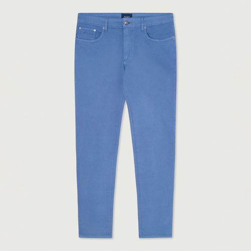 Blue Straight Stretch Trousers - Hackett London - Modalova