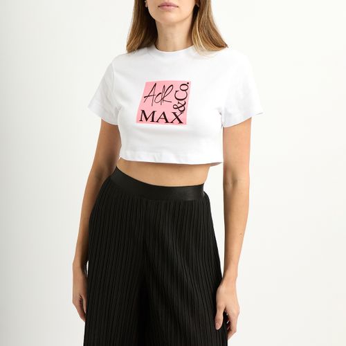 Miki White Logo Tee - Max&Co. - Modalova