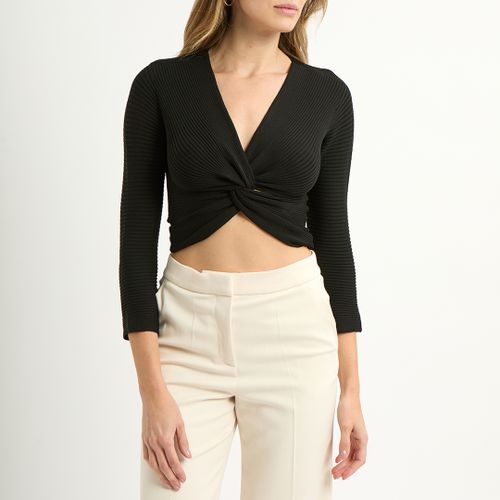 Black Sonetto Twist Front Top - Max&Co. - Modalova