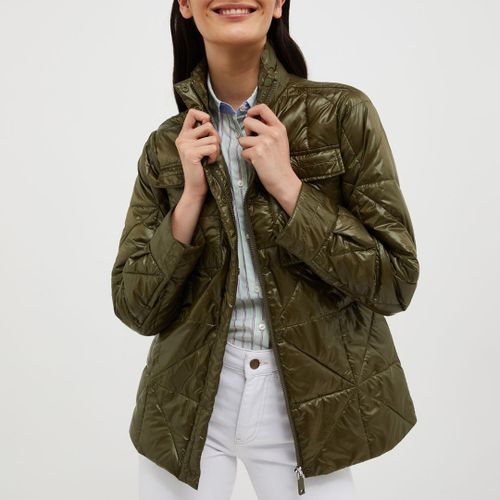 Khaki Espresso Quilted Jacket - Max&Co. - Modalova