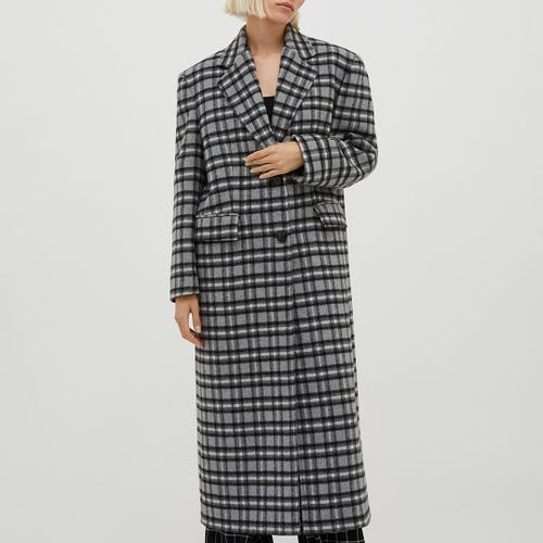 Black/White Check Longjol Coat - Max&Co. - Modalova