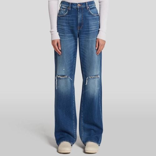 Dark Blue Tess Wide Leg Jeans - 7 For All Mankind - Modalova