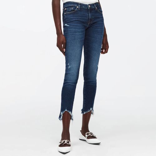 Dark Pyper Cropped Stretch Jeans - 7 For All Mankind - Modalova