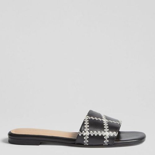 Hema Bla-Black Flat Sandals - L K Bennett - Modalova