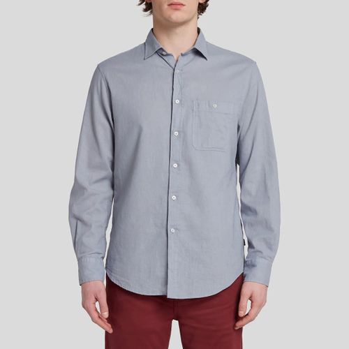 One Pocket Cotton Linen Blend Shirt - 7 For All Mankind - Modalova