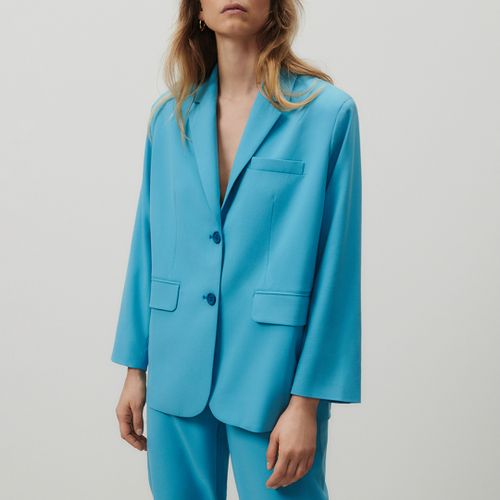 Bright Blue Kabird Blazer - American Vintage - Modalova