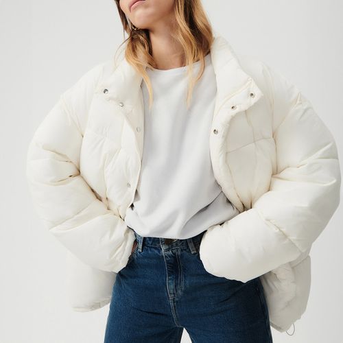 Unisex White Kolbay Puffer Coat - American Vintage - Modalova