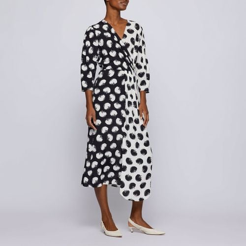 Black Danotta Wrap Dress - BOSS - Modalova