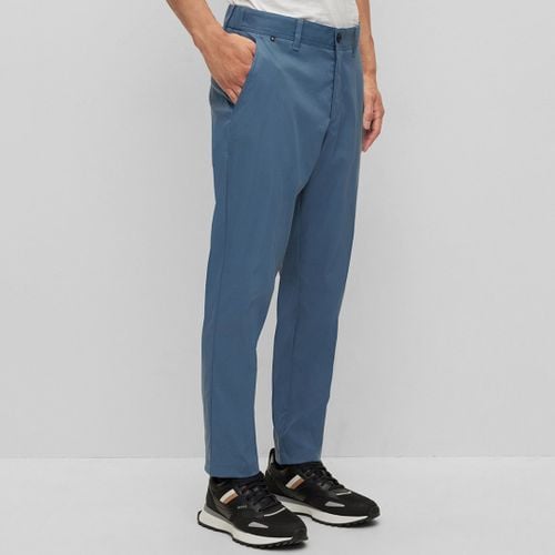 Blue Perin Straight Trousers - BOSS - Modalova