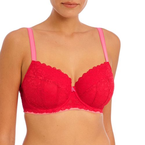 Red Offbeat Padded Half Cup Bra - Freya - Modalova