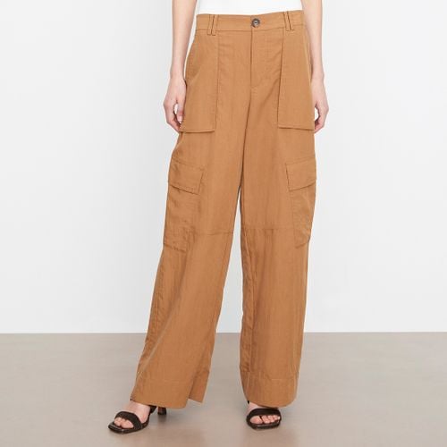 Camel Mid Rise Cargo Trouser - Vince - Modalova