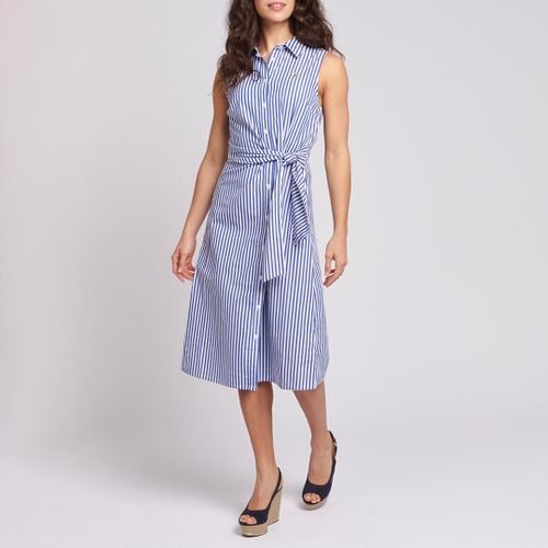 Stripe Cotton Blend Shirt Dress - U.S. Polo Assn. - Modalova