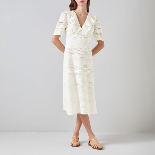 Cream Ella Dress - L K Bennett - Modalova