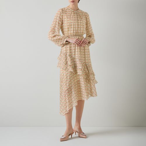 Beige Silk Bea Dress - L K Bennett - Modalova