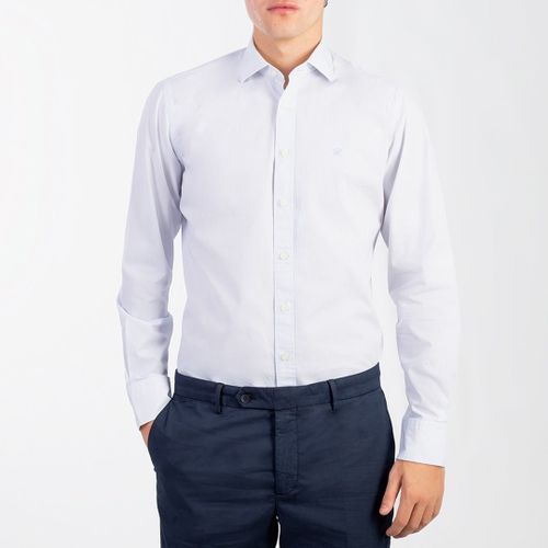 Long Sleeve Cotton Formal Shirt - Hackett London - Modalova