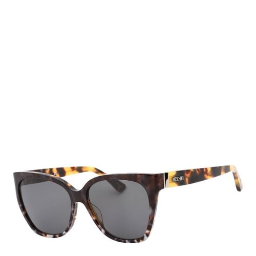 Womens Havana Sunglasses 55mm - MOSCHINO - Modalova