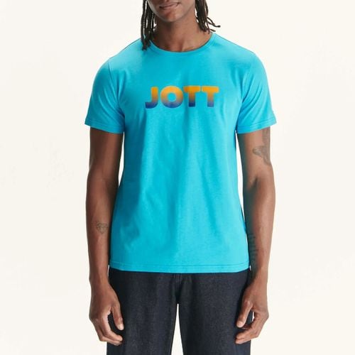 Blue Petro Cotton T-Shirt - Jott - Modalova