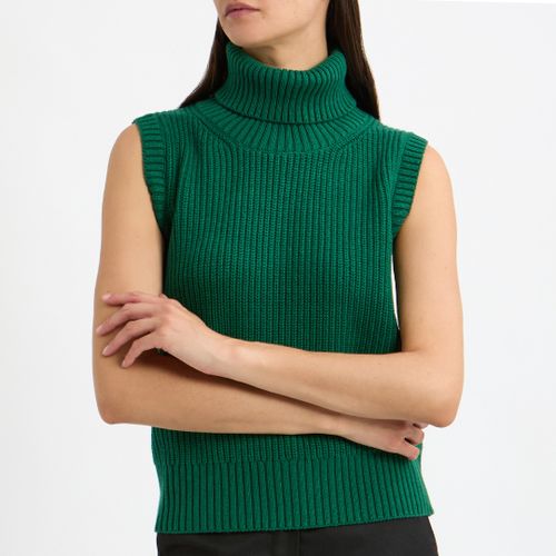 Sleeveless Knit Roll Neck Jumper - NÂ°Â· Eleven - Modalova