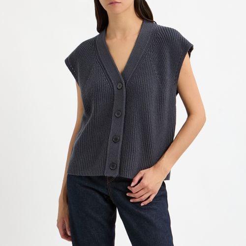 Slate Sleeveless Cardigan - NÂ°Â· Eleven - Modalova