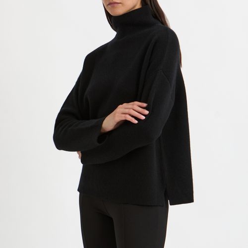 Cashmere Blend Funnel Neck Jumper - NÂ°Â· Eleven - Modalova