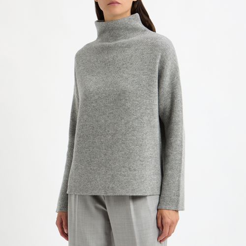 Cashmere Blend Funnel Neck Jumper - NÂ°Â· Eleven - Modalova