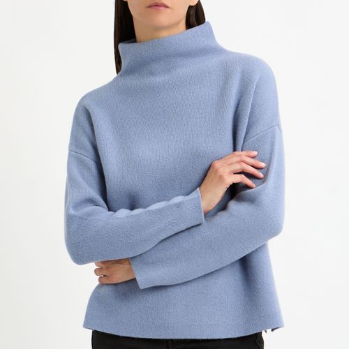 Cashmere Blend Funnel Neck Jumper - NÂ°Â· Eleven - Modalova