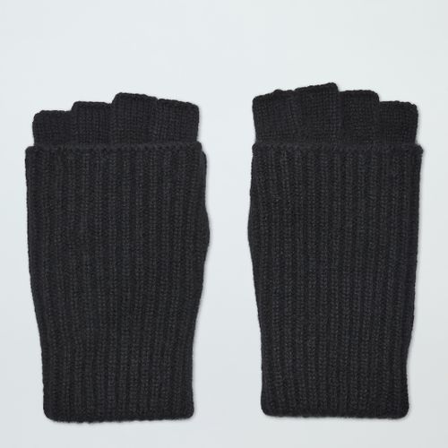 Cashmere Ribbed Fingerless Gloves - NÂ°Â· Eleven - Modalova