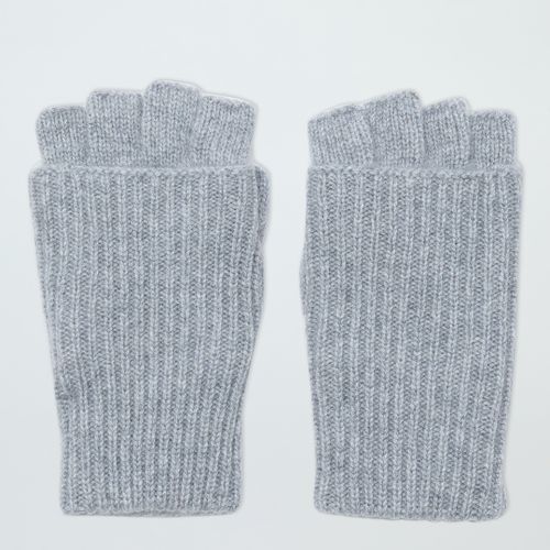 Cashmere Ribbed Fingerless Gloves - NÂ°Â· Eleven - Modalova