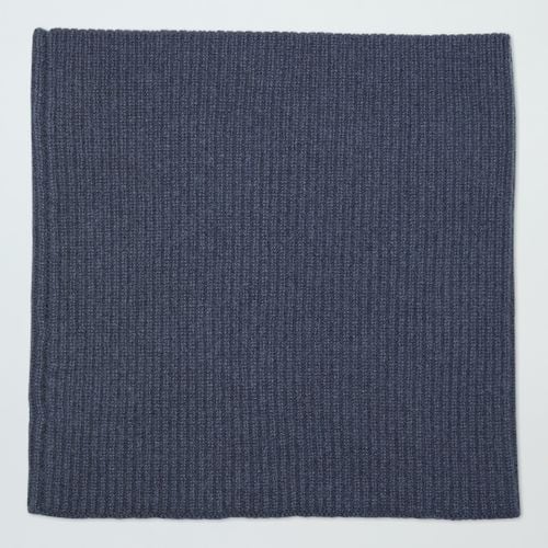 Slate Cashmere Ribbed Snood - NÂ°Â· Eleven - Modalova