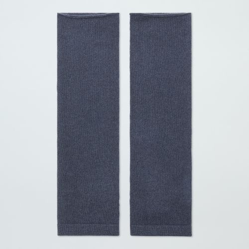 Slate Cashmere Fine Knit Wrist Warmers - NÂ°Â· Eleven - Modalova