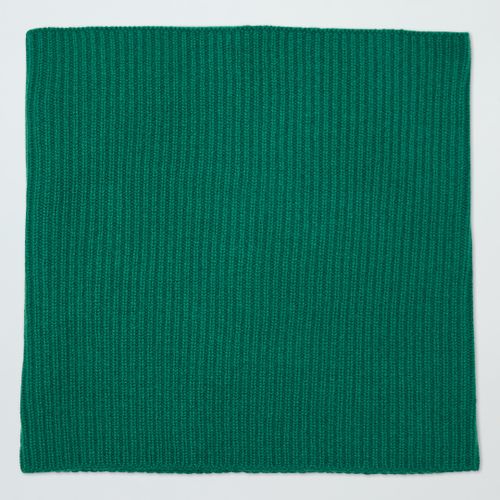 Green Cashmere Ribbed Snood - NÂ°Â· Eleven - Modalova