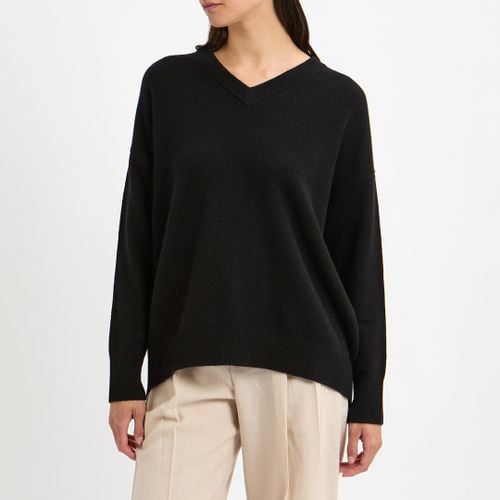 Black Cashmere V Neck Jumper - NÂ°Â· Eleven - Modalova