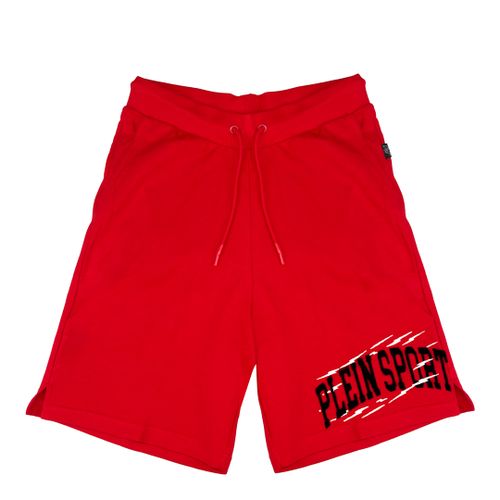 Red Logo Bermuda Shorts - Philipp Plein - Modalova