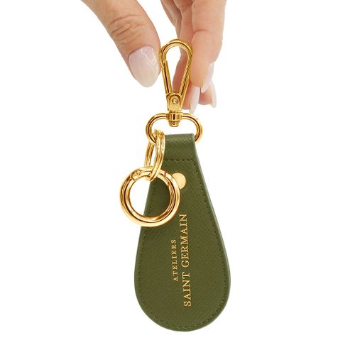Khaki Key Ring - Ateliers Saint Germain - Modalova