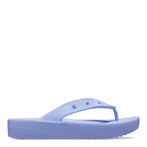 Female Blue Platform Flip Flops - Crocs - Modalova