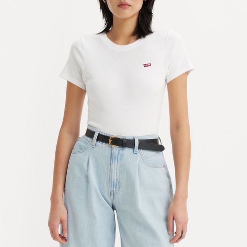 White Ribbed Cotton T-Shirt - Levi's - Modalova