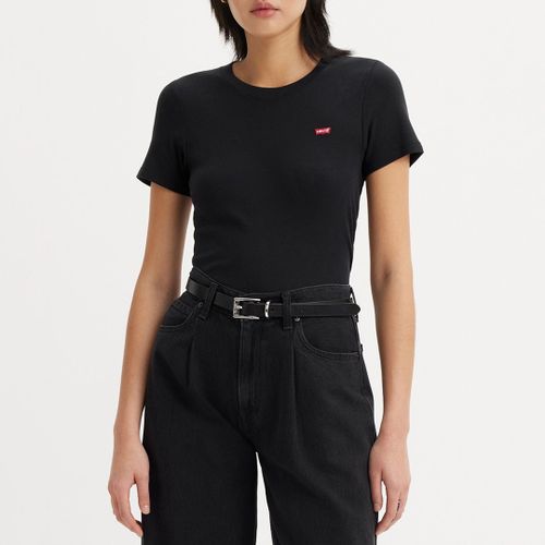 Black Ribbed Cotton T-Shirt - Levi's - Modalova