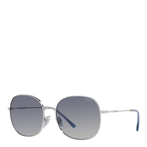 Silver Round Sunglasses 57mm - Vogue - Modalova