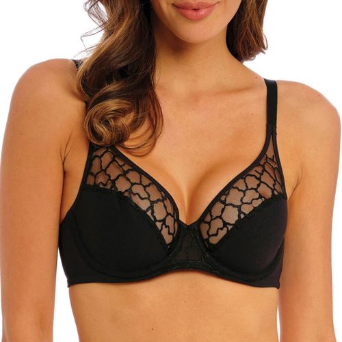 Black Lisse Underwire Bra - Wacoal - Modalova