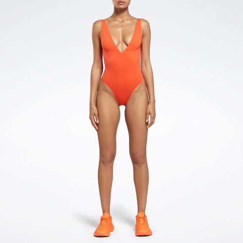 Orange VB x Rbk V-neck Bodysuit - Victoria Beckham - Modalova