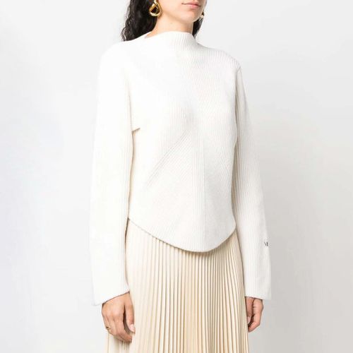 Circle Ribbed Wool Blend Jumper - Victoria Beckham - Modalova