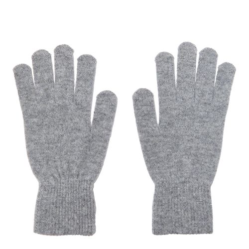 Grey Cashmere Gloves - Laycuna London - Modalova