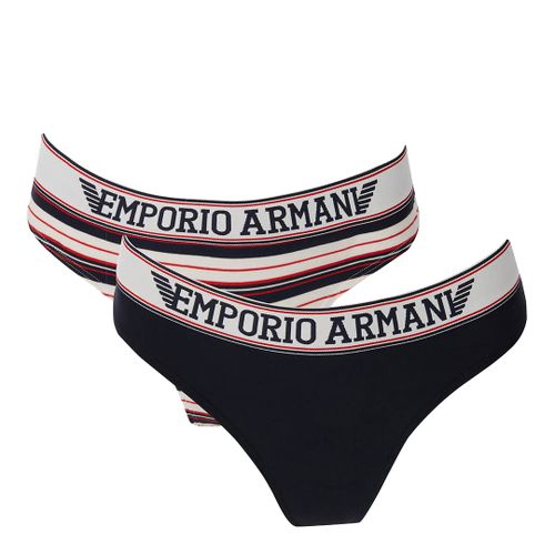 Black 2 Pack Briefs - Emporio Armani - Modalova