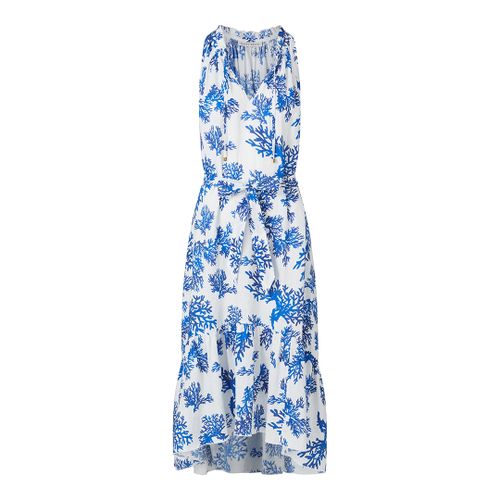 Blue & White Little Dix Bay Frill Midi Dress - Heidi Klein - Modalova