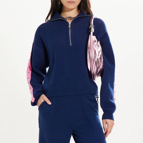 Royal Blue Hooded Sweater - Sonia Rykiel - Modalova