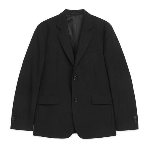 Men's Black Notched Lapel Blazer - ARKET - Modalova